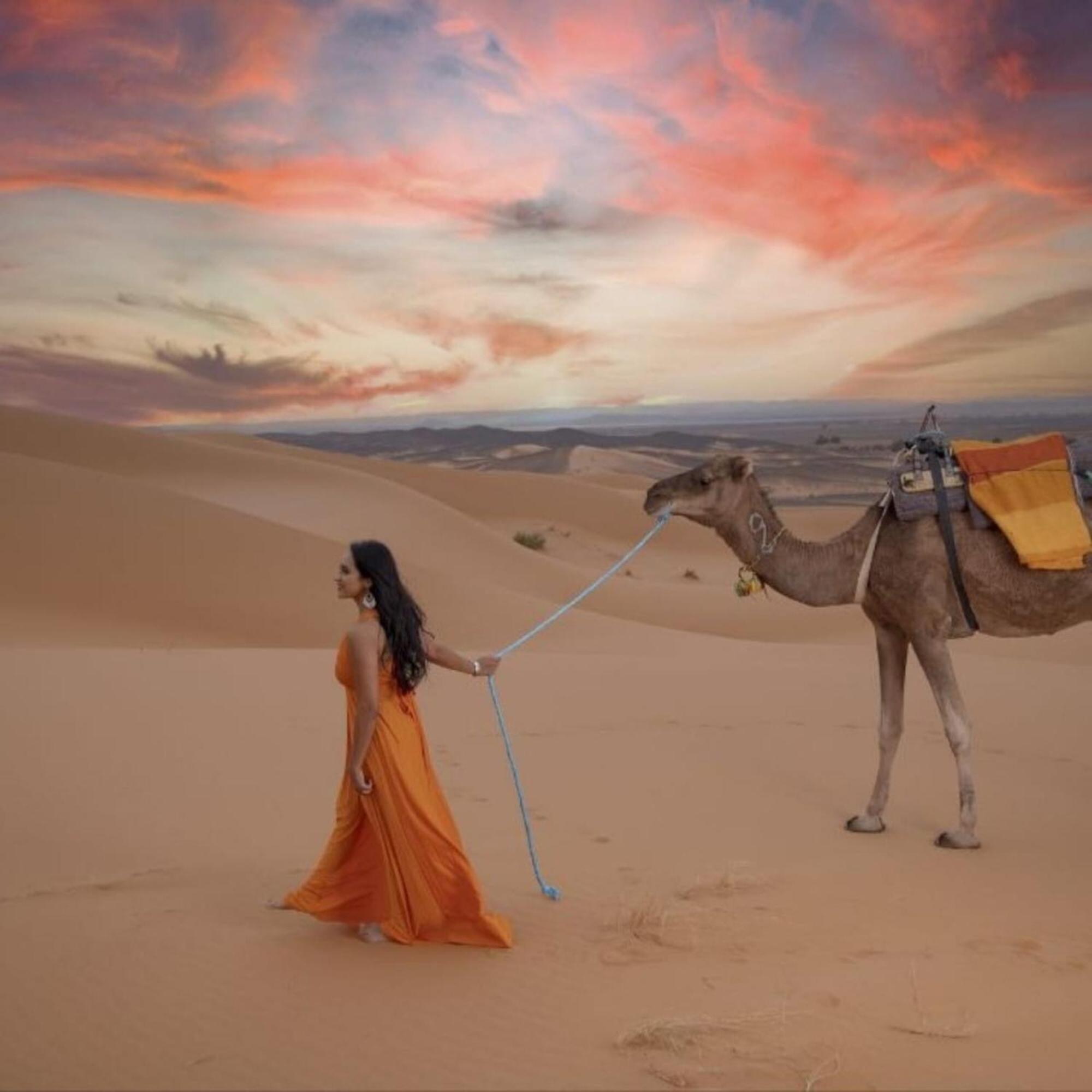 Готель Unique Sahara Camp Мерзуга Екстер'єр фото